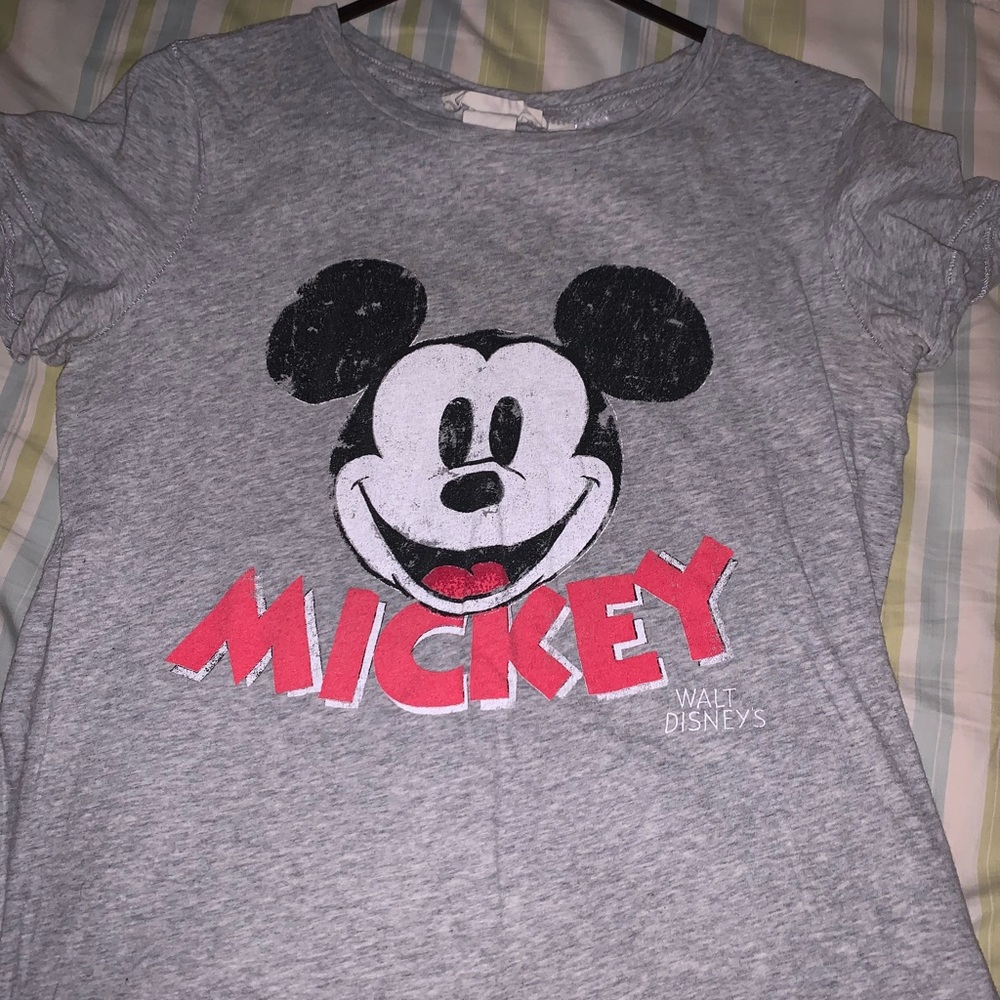 Distressed Mickey tee